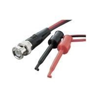 Voltcraft BNC-Messleitung [ BNC-Stecker - Abgreifklemmen] 0.8 m Schwarz, Rot BNC-2 x IC-Klemmprüfspi (KC300I)