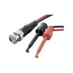 Voltcraft BNC-Messleitung [ BNC-Stecker - Abgreifklemmen] 0.8 m Schwarz, Rot BNC-2 x IC-Klemmprüfspi (KC300I)