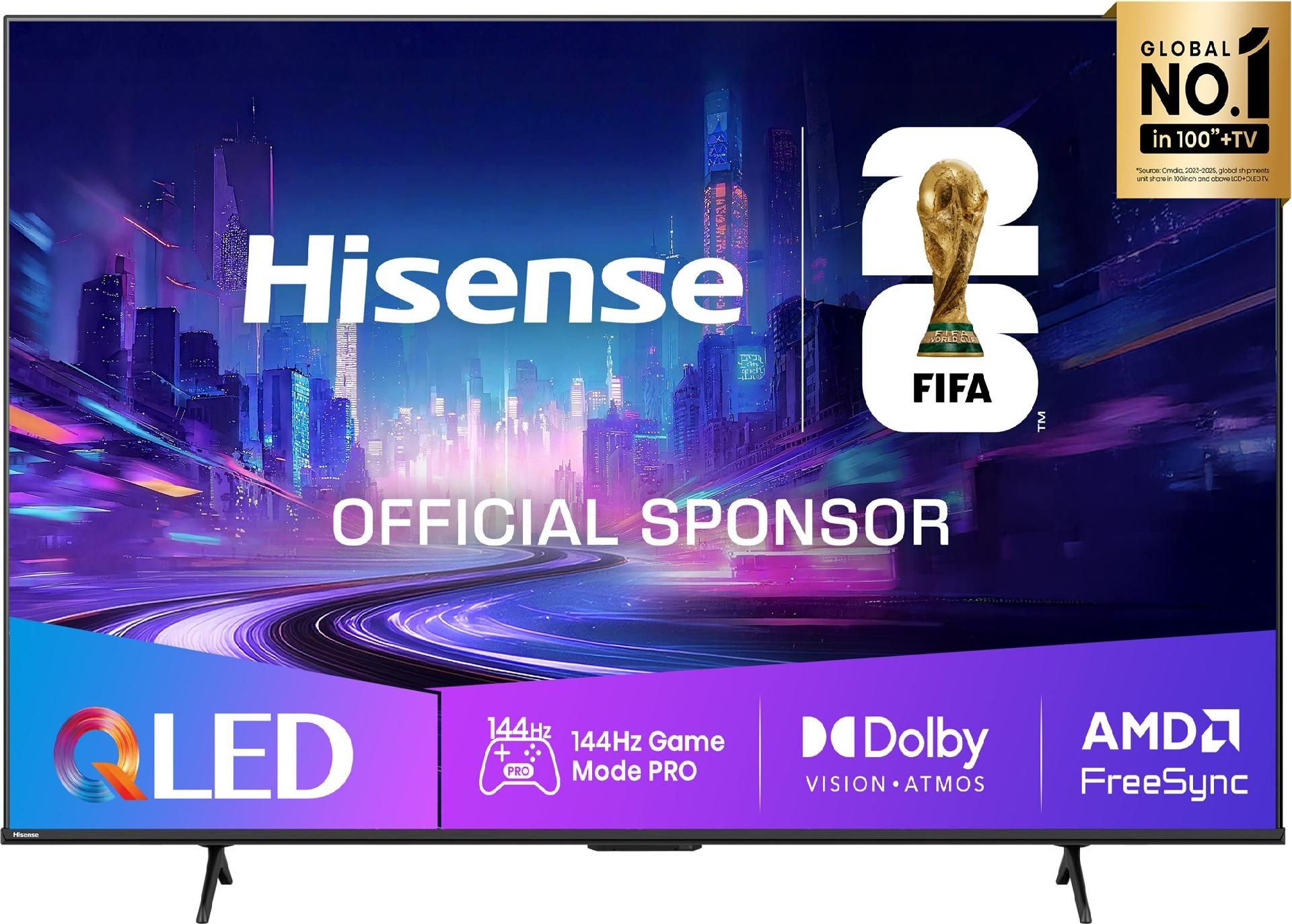 Hisense E7Q PRO Series 75E77Q PRO 75" 4K QLED Smart TV Schwarz, Charcoal Grey