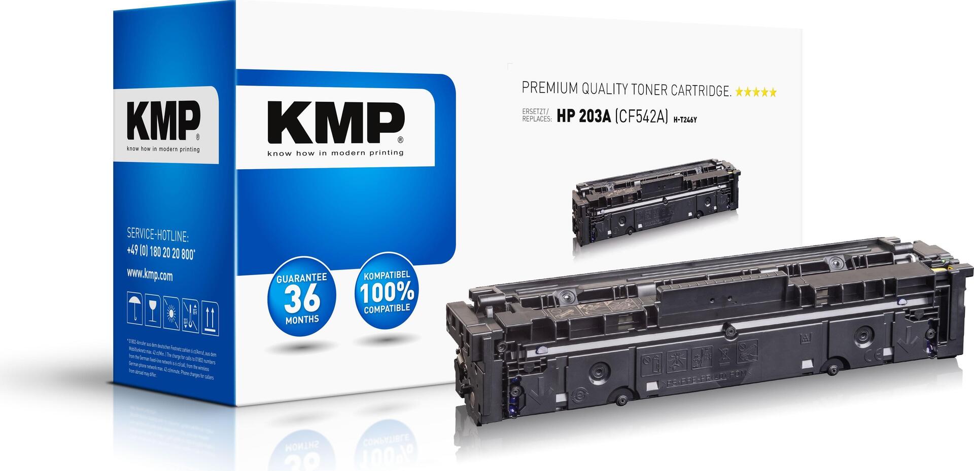 KMP H-T246Y Tonerkartusche 1 Stück(e) Original Gelb (2549,0009)