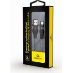 Gembird CC-USB2B-AMCM-2M-BW USB Kabel USB 2.0 USB A USB C Schwarz - Weiß (CC-USB2B-AMCM-2M-BW)