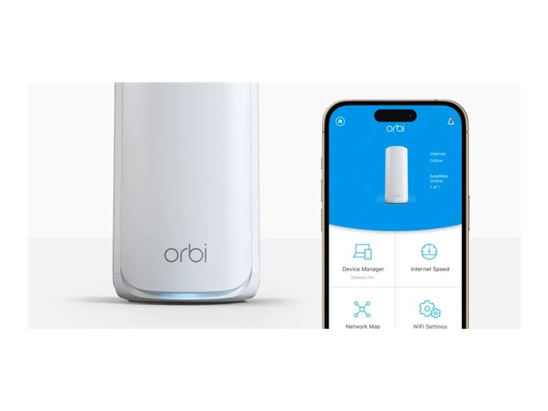 NETGEAR Orbi 770 Series RBE773 - WLAN-System - Wi-Fi 7 Weiß