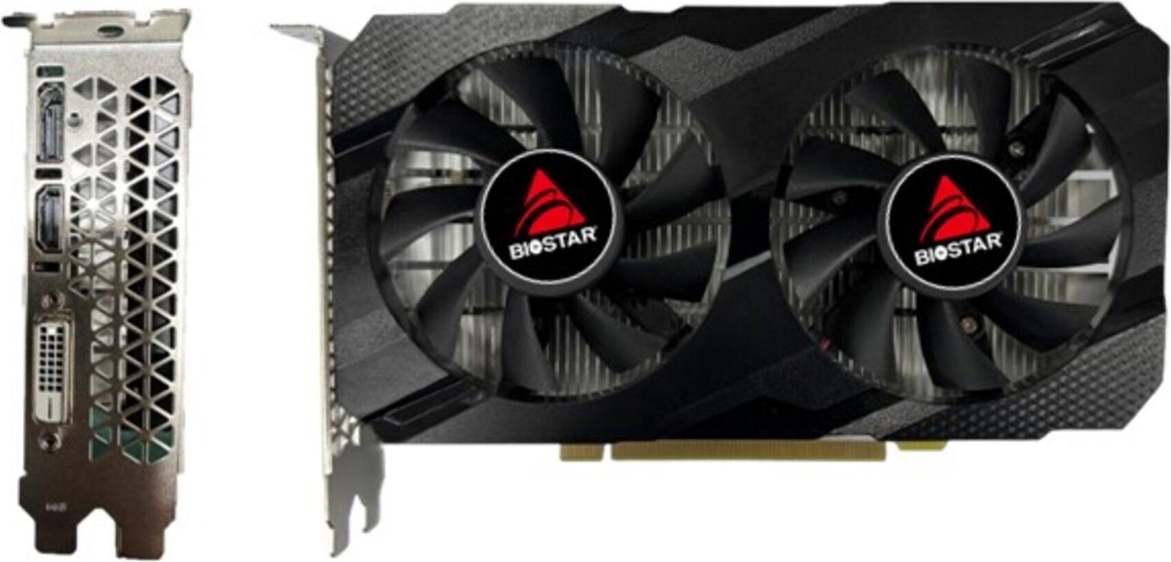 Biostar Radeon RX580 2048SP VA5815RF82 Grafikkarte – AMD Radeon RX 580 – 8 GB GDDR5 – 256-bit – HDMI/DP/DVI – PCIe 3.0 – Schwarz (VA5815RF82)