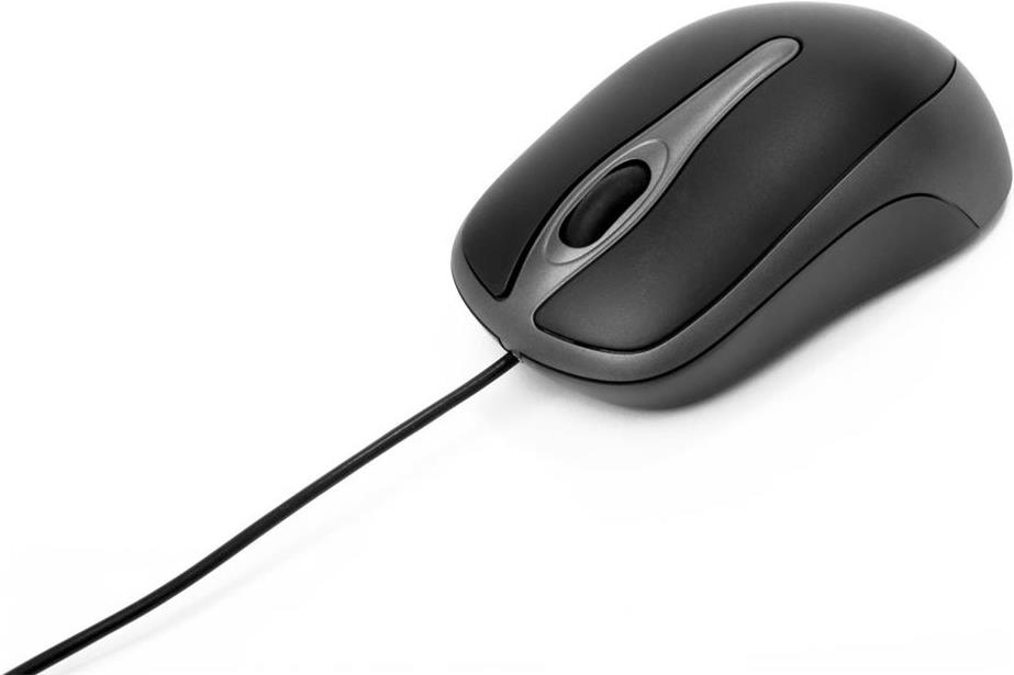Verbatim Optical Desktop Mouse 49019 USB Optische Maus Schwarz, Grau