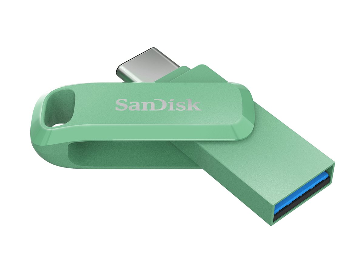 SanDisk Ultra Dual Drive Go 64 GB USB Type-A / USB Type-C Grün