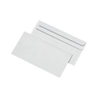 MAILmedia Briefumschläge DIN Lang, selbstklebend, 75 g-qm - ca. 4,2 g, weiß, holzfrei, Offset, ohne Fenster (22144-0)