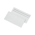MAILmedia Briefumschläge DIN Lang, selbstklebend, 75 g-qm - ca. 4,2 g, weiß, holzfrei, Offset, ohne Fenster (22144-0)