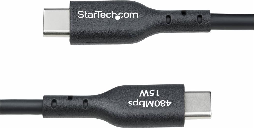 StarTech.com 2m (6.6ft) USB-A to USB-C Charging Cable, Charger Cord, M/M (USB2AC2MNC)