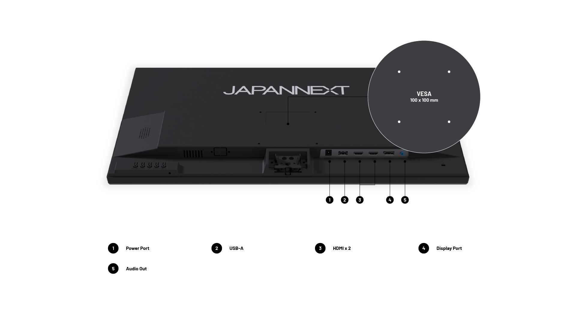 JAPANNEXT JN-I280UHD60F-P 28" Monitor 3840x2160 IPS 60 Hz Schwarz