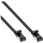 Patchkabel flach U/FTP Cat.8.1 TPE halogenfrei schwarz 0.25m (75812S)