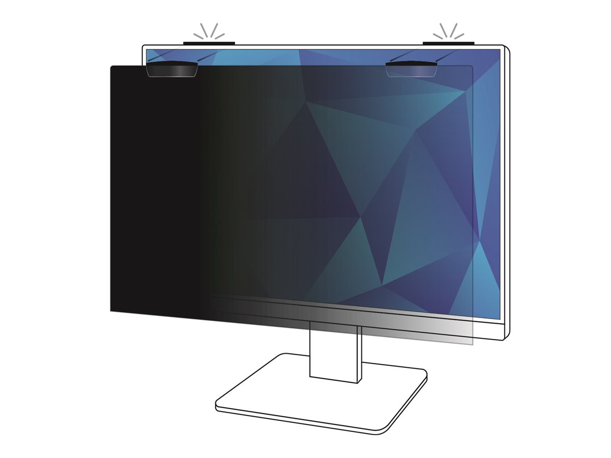 3M Blickschutzfilter 27" 16:9 COMPLY Magnetbefestigung PF270W9EM Schwarz