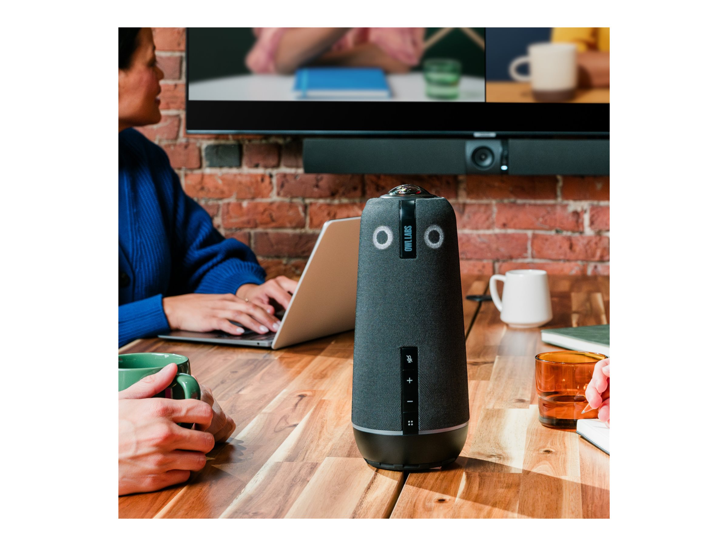 Owl Labs Meeting Owl 4+ & Owl Bar Videokonferenzsystem 64 MP 4K Charcoal