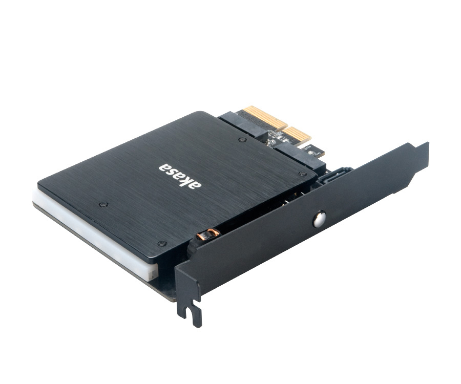 Akasa AK-PCCM2P-03 M.2 PCIe Schnittstellenkarte Schwarz