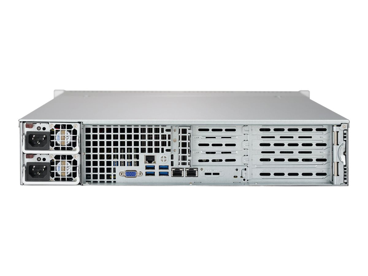 Supermicro SC825 TQC-R802WB Rack-Gehäuse 2U Enhanced E-ATX 800W Schwarz