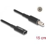 Delock Netzteil 24 pin USB-C (W) zu Gleichstromstecker 7,4 x 5,0 mm (M) (60037)