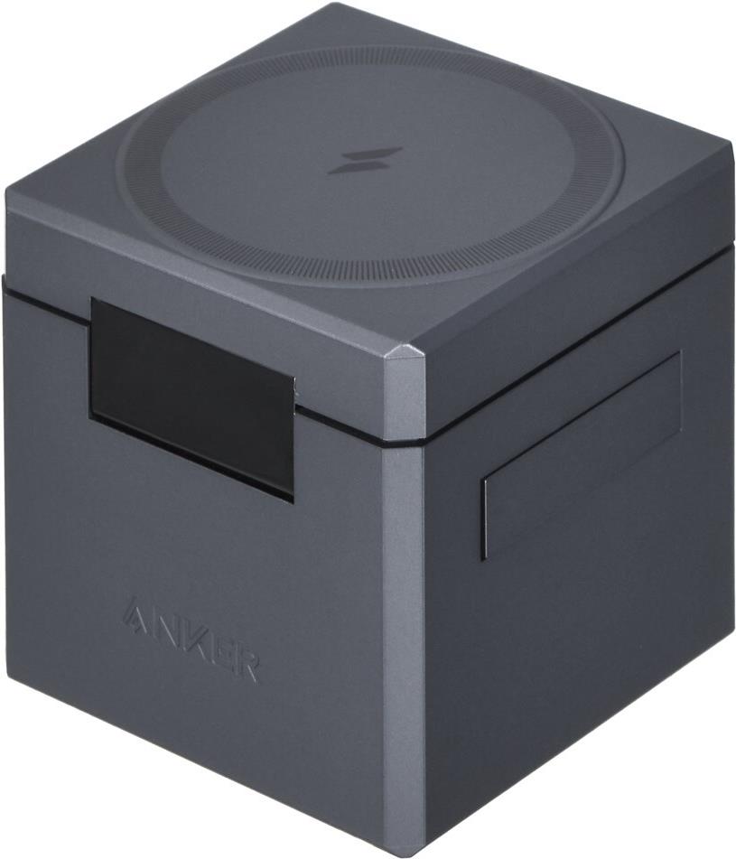 Anker 3-in-1 Cube Kabelloses Ladegerät mit MagSafe 15 W Schwarz