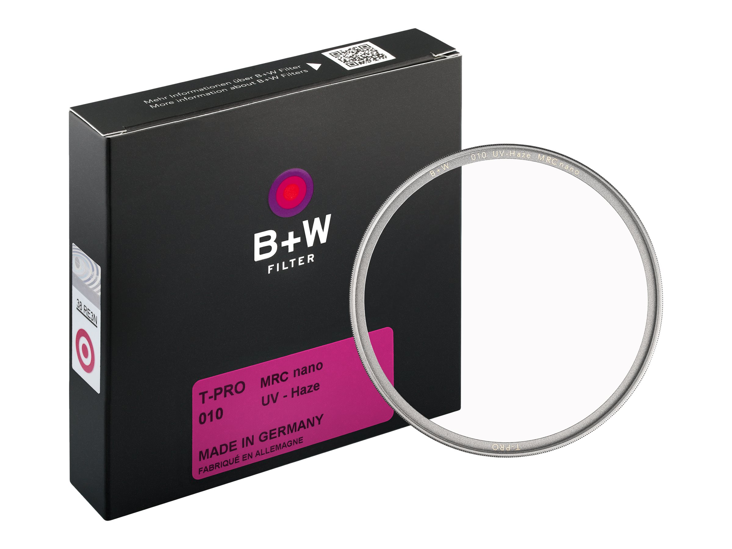 B+W T-Pro 010 UV Haze UV-Filter 49 mm Grau