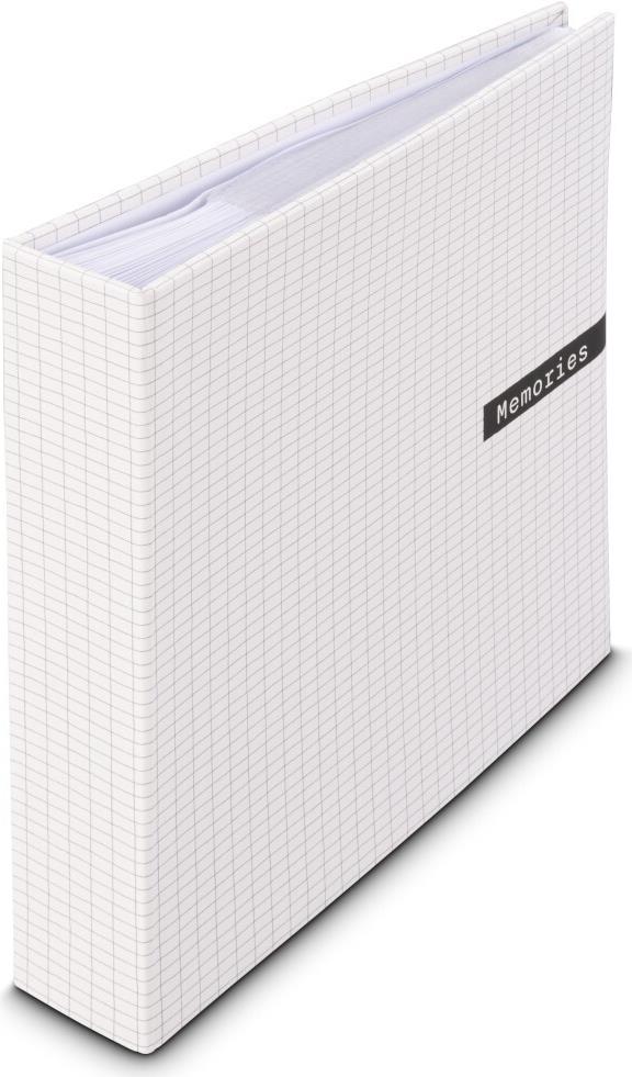Hama Memo-Album Designline II für 200 Fotos im Format 10x15 cm Check (00007706)