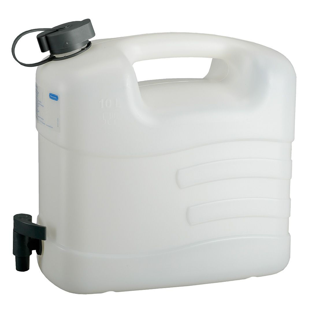Pressol Kanister 10 l mit Ablasshahn Polyethylen Weiß