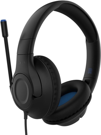 Belkin Gaming On-Ear Kopfhörer für Kinder mit Kabel ENA011hqBK (ENA011HQBK)