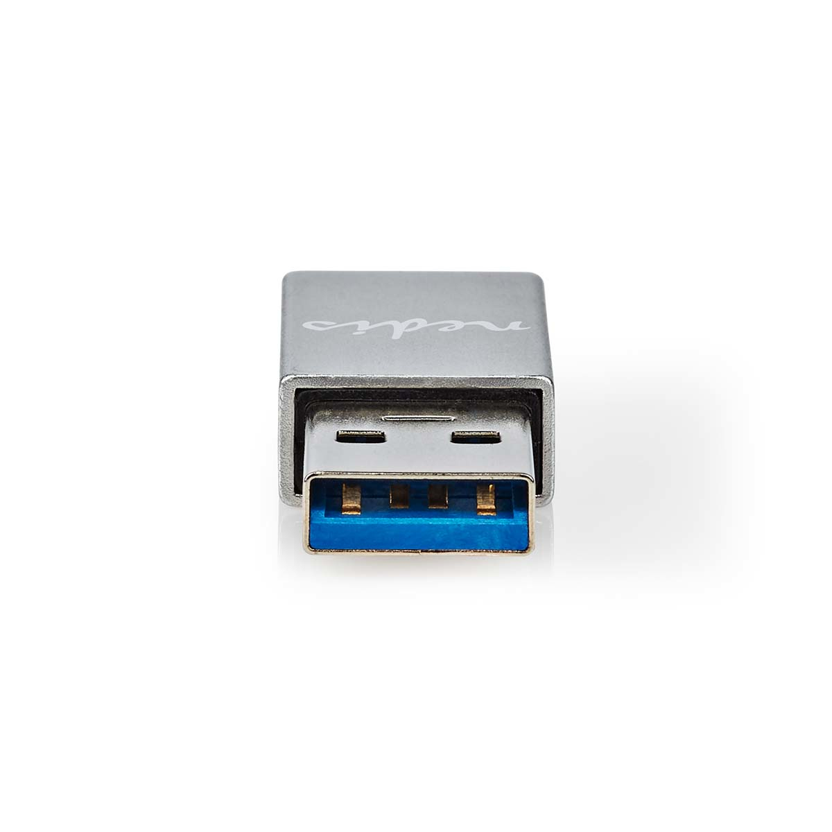Nedis USB-Adapter USB-A Stecker auf USB-C Buchse USB 3.2 Gen 1 5 Gbit/s Grau