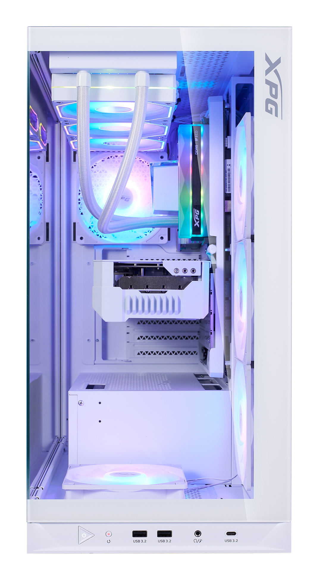 XPG INVADER X BTF Midi Tower ATX Weiß