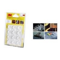 3M Bumpon Elastikpuffer, transparent, rund, Durchm. 22,3 mm Höhe: 10,1 mm, selbstklebend, absorbieren Vibrationen und (SJ5309BL)