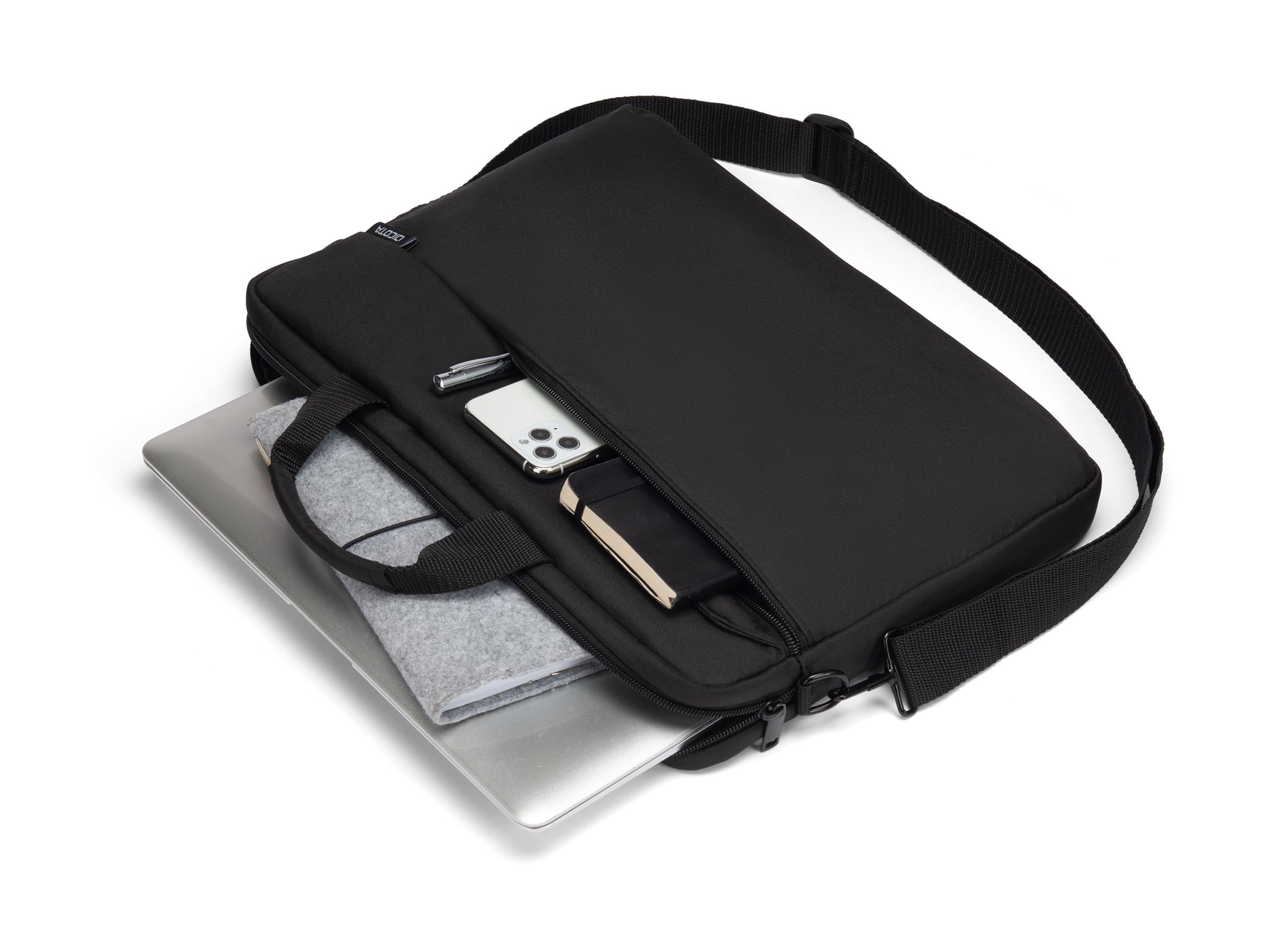 DICOTA ONE Slim 16" Aktenkoffer Schwarz