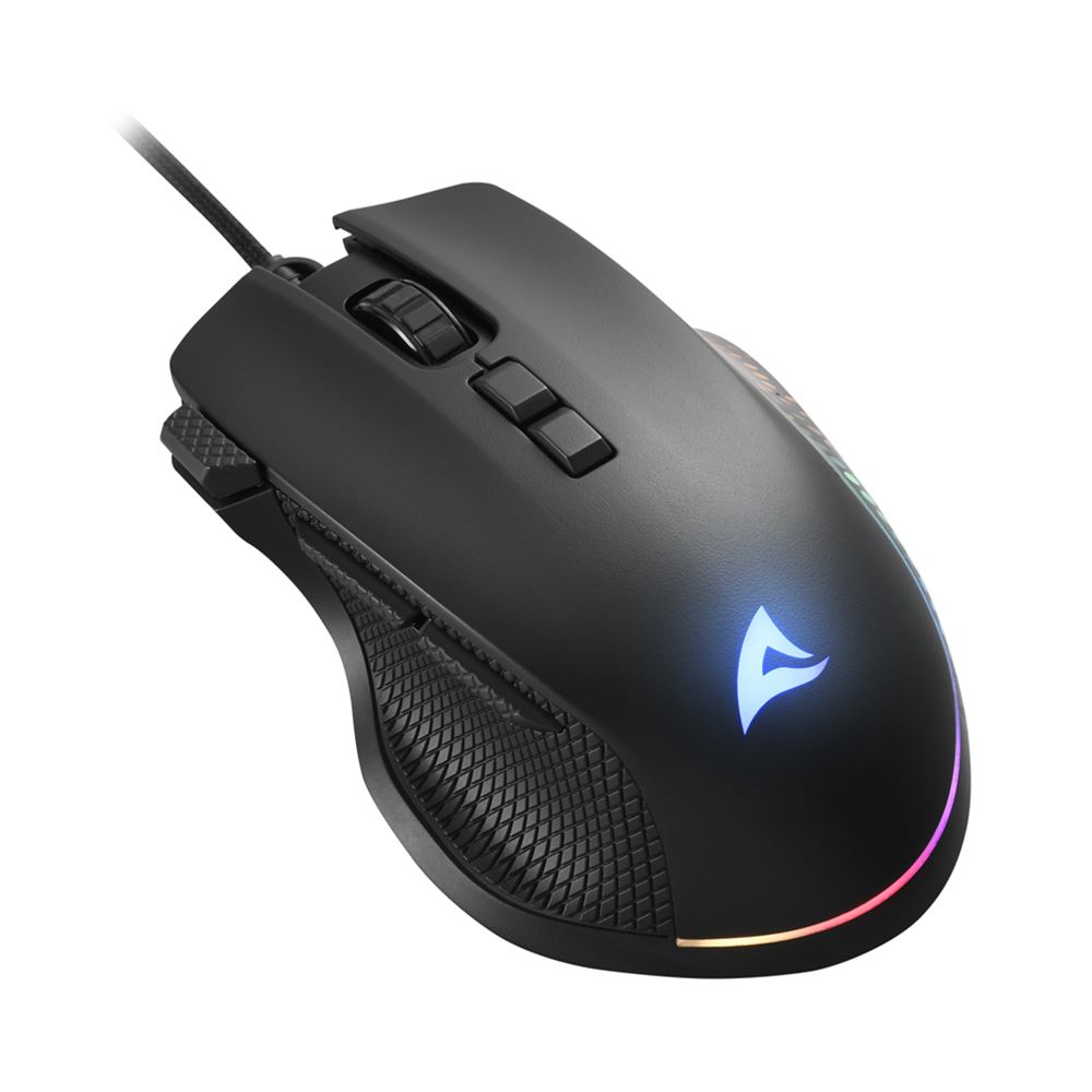 Sharkoon SHARK Force 3 Gaming-Maus 8 Tasten Schwarz
