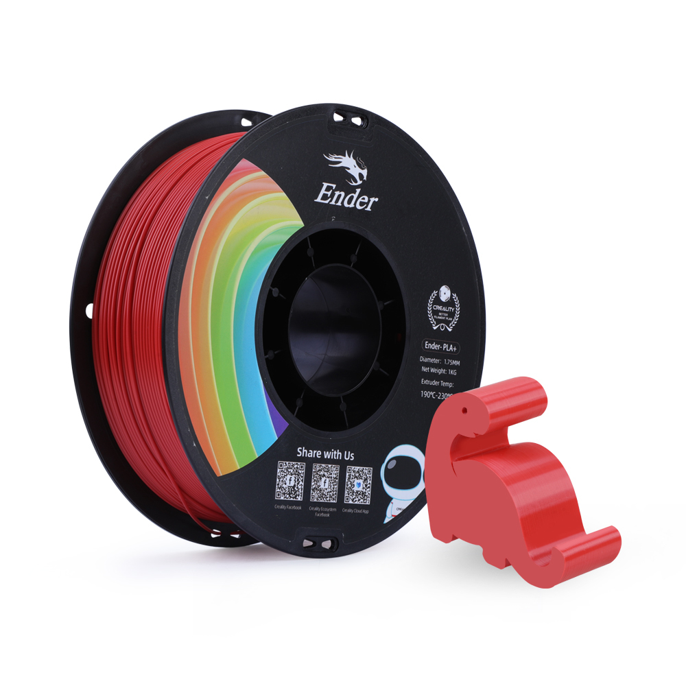 Creality PLA+ 3D-Druck Filament 1,75 mm 1 kg Rot