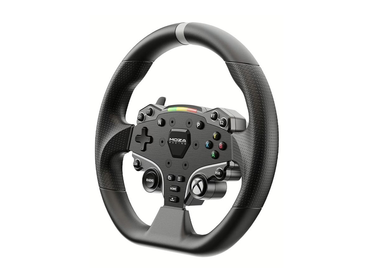 Moza Racing ESX Lenkrad für Xbox und PC, kabelgebunden, 22 Tasten, Schwarz