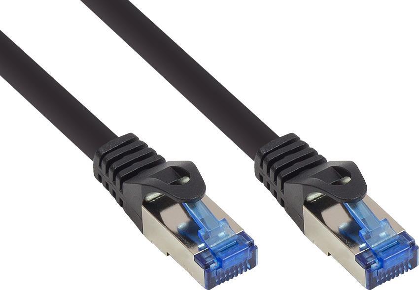 Alcasa 8060-SF030S Netzwerkkabel 3 m Cat6a S/FTP (S-STP) Schwarz (8060-SF030S)