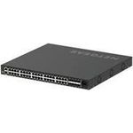 NETGEAR AV Line M4250-40G8F-PoE+ - Switch - L3 - managed - 40 x 10/100/1000 (PoE+) + 8 x 1000Base-X SFP - Seite-zu-Seite-Luftstrom - an Rack montierbar - PoE+ (480 W) (GSM4248P-100EUS)