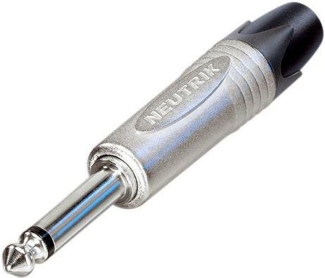 NEUTRIK Klinken-Steckverbinder 6.35 mm Stecker, gerade Polzahl: 2 Mono Silber NP2X 1 St. (NP2X)
