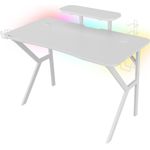 Genesis Gaming Tisch HOLM 320 RGB weiß (120cm x 75cm) (NDS-1802)