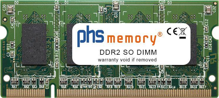 PHS-memory 512MB RAM Speicher für Lexmark X864de 4 DDR2 SO DIMM 667MHz PC2-5300S (SP127845)