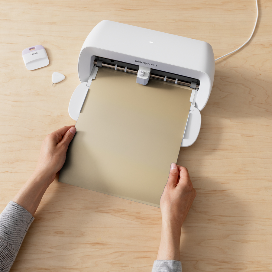 Cricut Joy Xtra Smart Vinyl Vinylfolie 24,1 x 30,5 cm Schwarz, Gold, Weiß