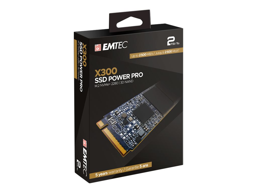 EMTEC Power Pro X300 2 TB SSD M.2 2280 NVMe PCIe 3.0 x4 Intern