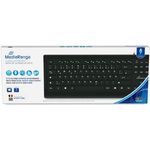 MediaRange MROS101-BE Tastatur Haus USB AZERTY Belgisch Schwarz (MROS101-BE)