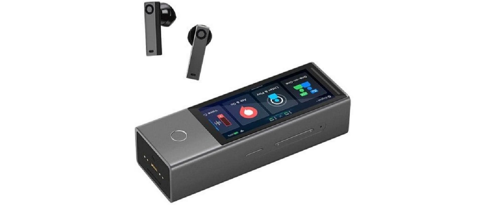 TimeKettle X1 AI Interpreter Hub Sprachübersetzer Schwarz