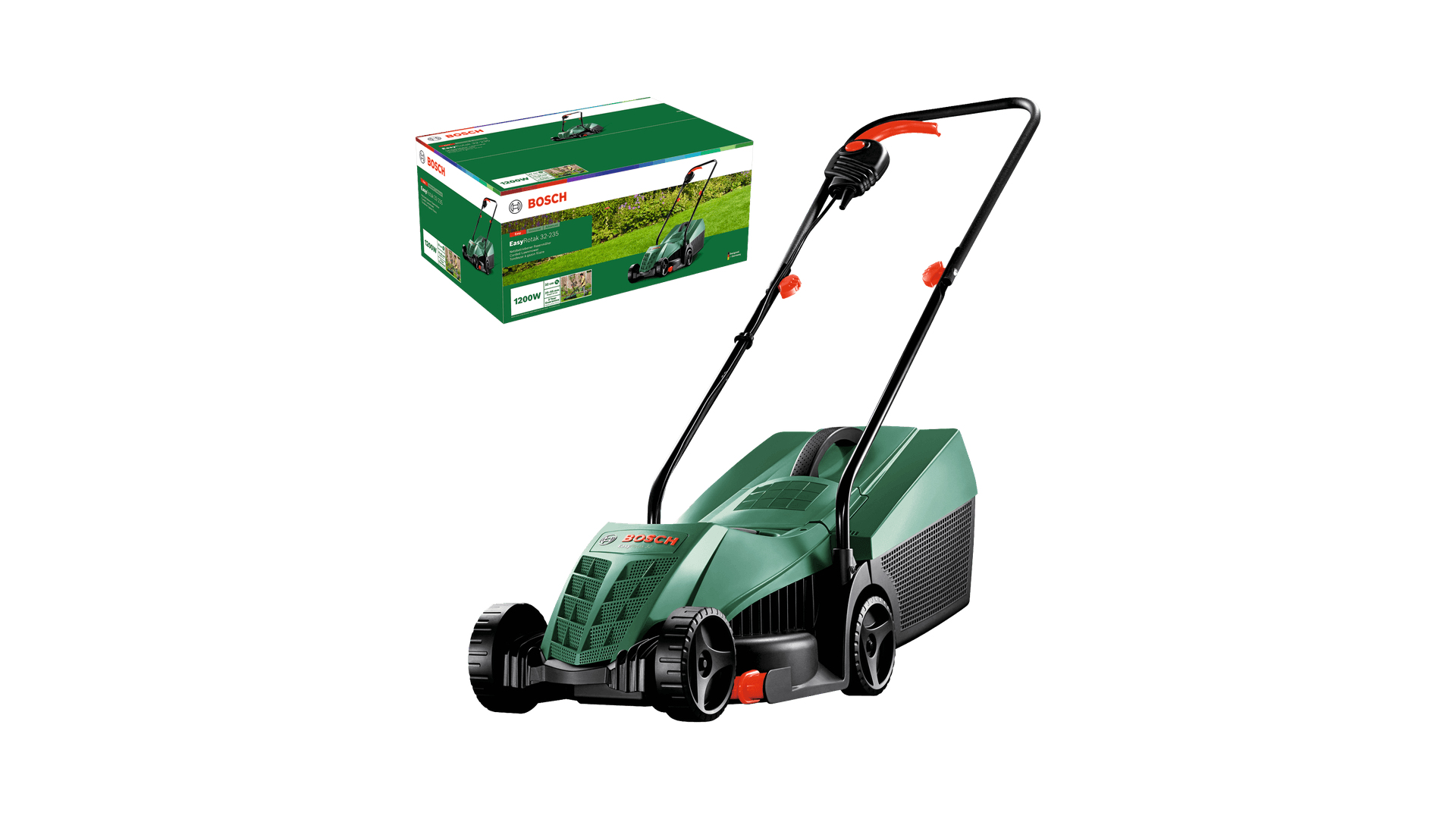 Bosch EasyRotak 32-235 Rasenmäher 1200 W 32 cm Schnittbreite 31 l Fangbox Grün