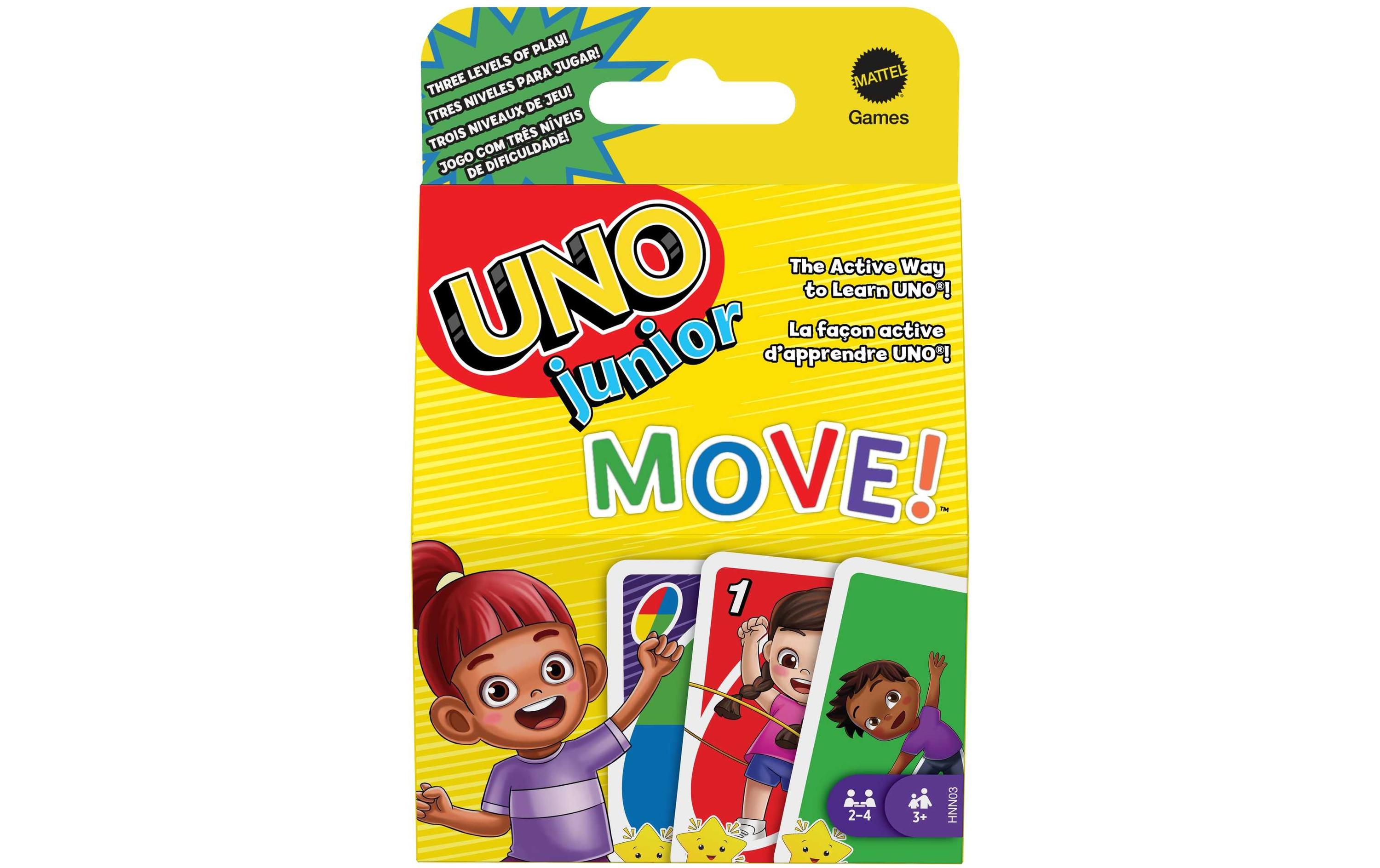Mattel Games UNO Junior Move Kartenspiel