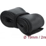 DeLOCK Braided Sleeving with Hook-and-Loop Fastener (18857)