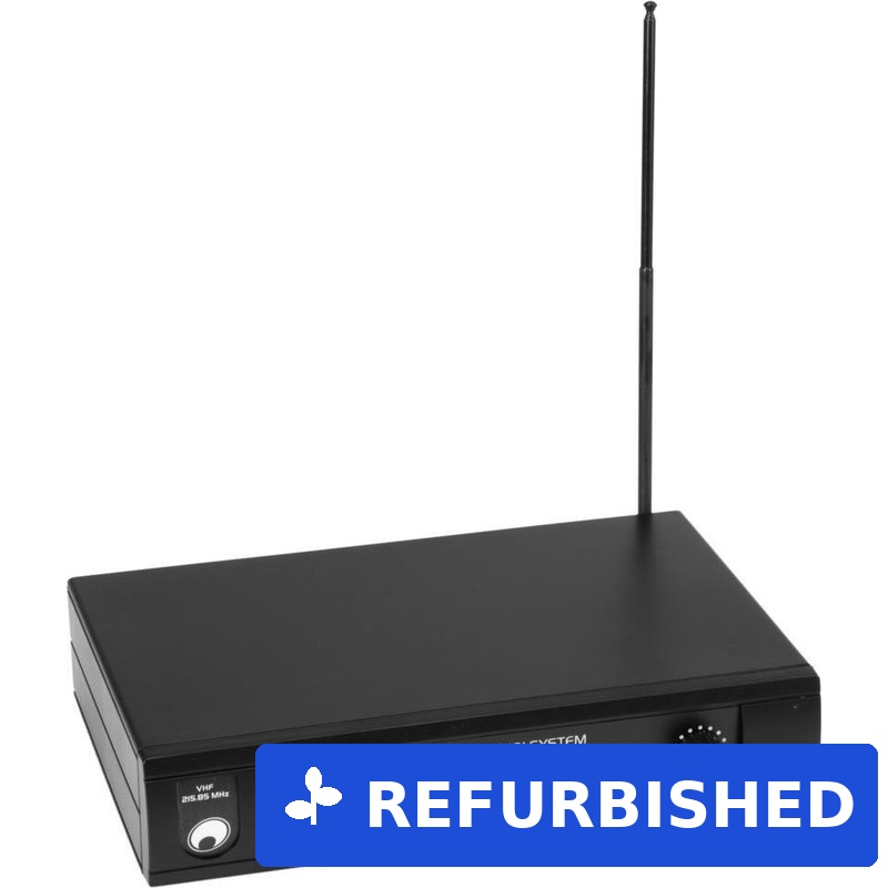 Omnitronic VHF-101 Funkmikrofon-System 207,55 MHz – PLL-Technik & 30 m Reichweite (13073024) (geöffnet)