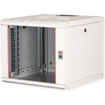 ROLINE 19 Zoll Wandgehäuse Pro 9 HE 600x600 BxT grau - Wandgehäuse (26.21.0003)