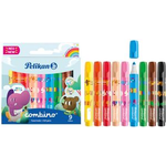 Pelikan Fasermaler combino super, 9er Kartonetui Tinte auf Wasserbasis, auswaschbar aus den meisten - 1 Stück (814553)