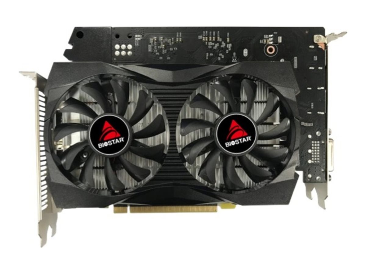 Biostar GeForce GTX 1050 VN1055XF41 Grafikkarte 4 GB GDDR5 Schwarz