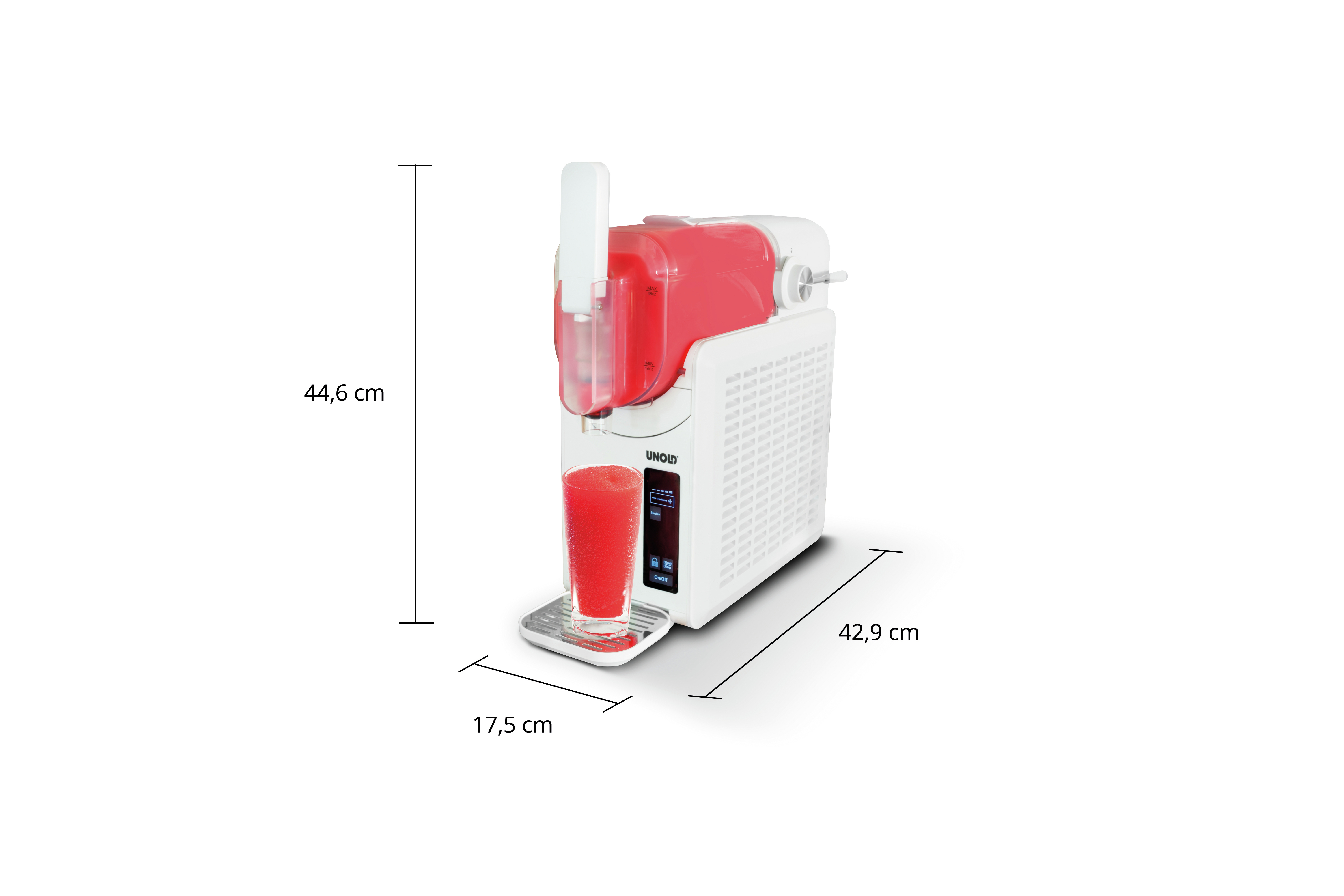 UNOLD Slush-Eismaschine Susi 48940 Kompressor-Eismaschine 2 l 220 W Weiß