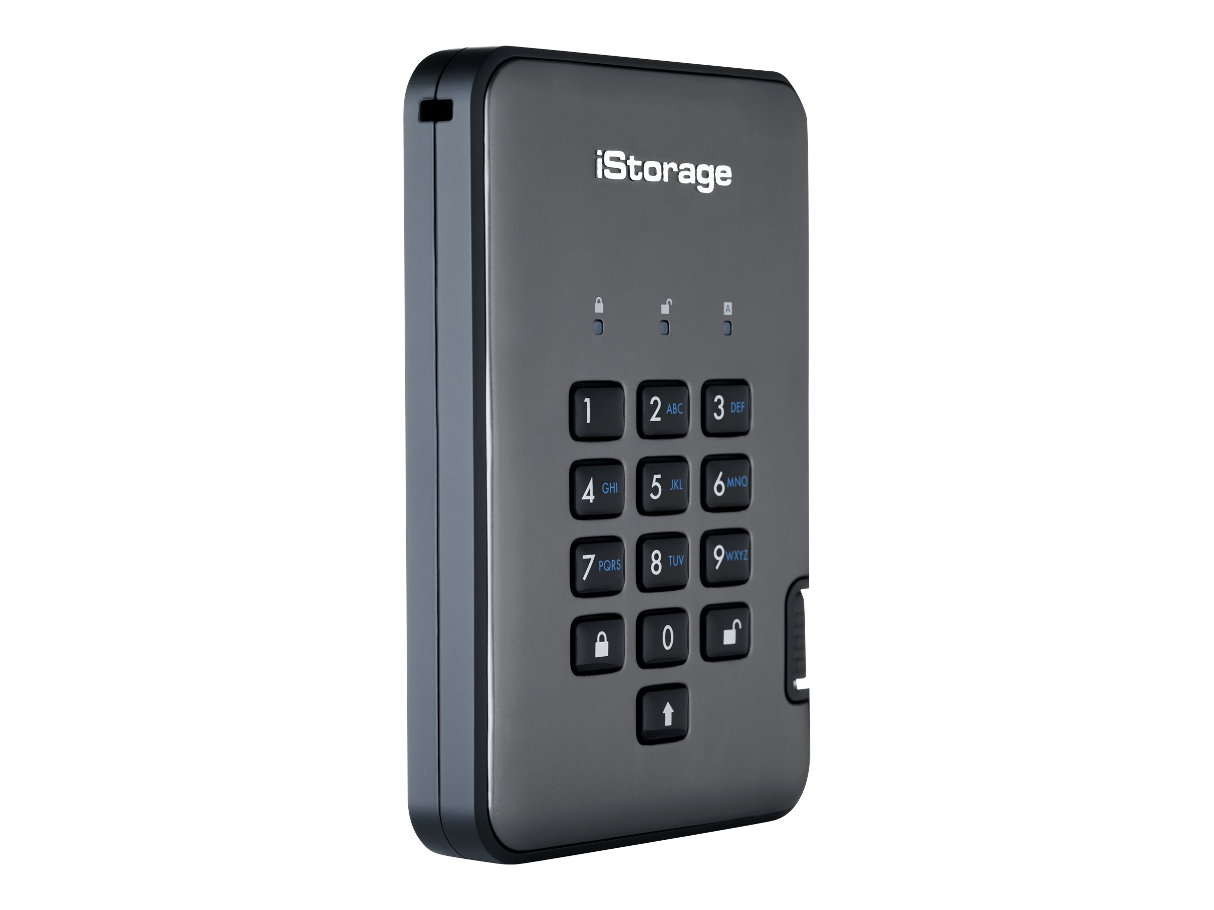 iStorage diskAshur PRO² Externe Festplatte 4 TB 2.5" USB 3.1 AES-XTS 256-bit Grau