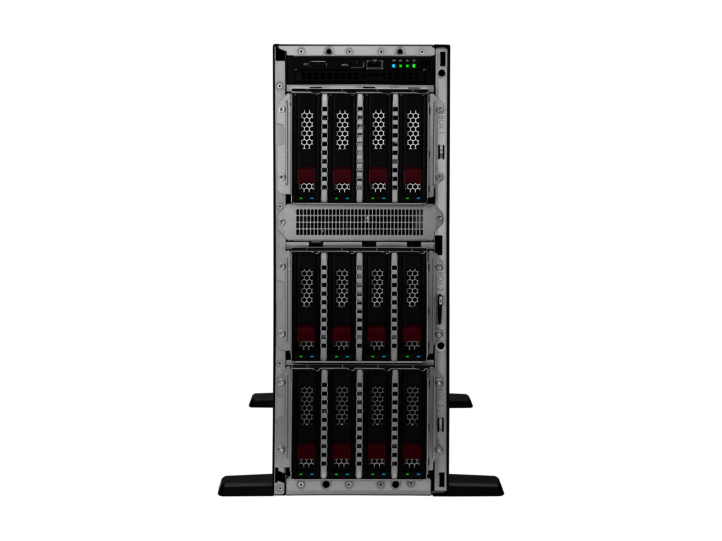 HPE ProLiant ML350 Gen11 Tower-Server (4U) Intel Xeon Gold 5515+ 3,2 GHz 64 GB RAM 2 x 480 GB SSD Schwarz